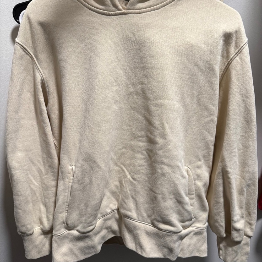 Abercrombie and Fitch Cream Hoodie